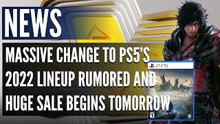 Massive Change to PS5's 2022 Lineup Rumored | Huge PlayStation Sale | More PS Plus Info | Hogwarts