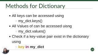 06_Python Programming : Compound Data Types (Dictionary and Set)