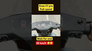 Evee C1 Pro Top Speed || Electric Scooter || #shorts