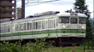 115系N35編成信越本線上り快速新井行き　3374M