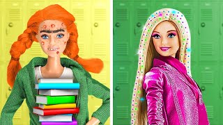 DOLLS COME TO LIFE | Dolls At School For 24 Hours | NEW AWESOME Hairstyle For Doll by TeenVee
