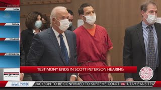 Testimony ends in Scott Peterson hearing