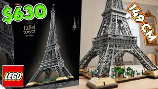 HUGE LEGO Eiffel Tower! Almost 5 Feet Tall! Official Reveal