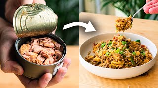 How To Turn $1 Canned Tuna Into a Restaurant Meal (4 Ways)
