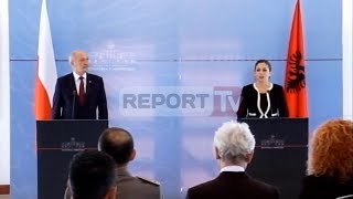 Report TV - Xhaçka me ministrin polak:Radar për vëzhgimin e hapësirës ajrore