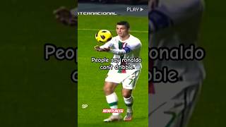 Hater say RONALDO can’t dribble👑🐐Ronaldo VS Messi #shorts #viral #ronaldo #football #cr7 #trending