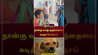 நான்கு வயது குழந்தையை கடித்த வெறிநாய் | #dogbite | #chengalpattu | #shorts