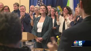 Emma-Mulvaney-Stanak gets sworn-in; Miro Weinberger finishes last day in office