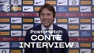INTER 2-1 AC MILAN | ANTONIO CONTE EXCLUSIVE INTERVIEW: "A win dedicated to our fans" [SUB ENG]