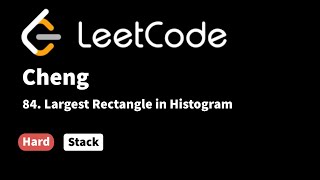 LeetCode 84. Largest Rectangle in Histogram