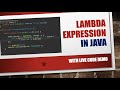 Learn Lambda Expression In Java In 10 Minutes | Lambda Expression Tutorial (Hands-on Tutorials)