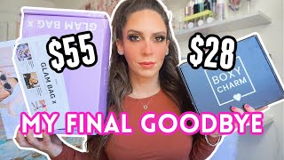 I'M CANCELING FOR GOOD... BOXYCHARM \u0026 IPSY X UNBOXING FEBRUARY 2022