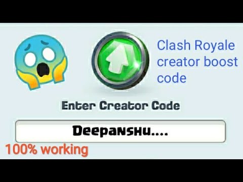 Clash Royale Creator Boost Code - YouTube