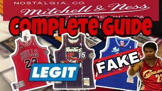 Mitchell & Ness NBA Jersey Guide | Identify Fake NBA Jersey