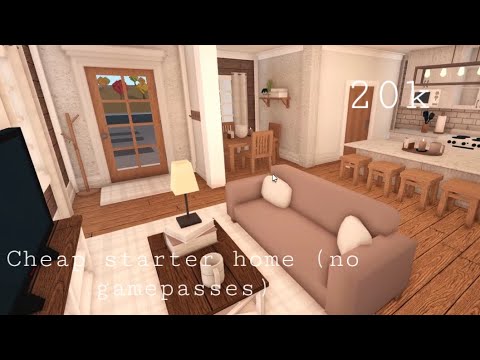 Roblox Bloxburg | Cheap Starter Home (No Gamepasses) 20k | House Build ...