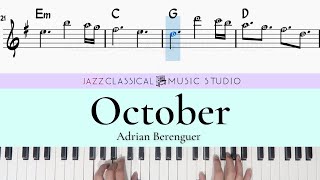 Adrian Berenguer - October | Course Preview | Piano Tutorial (EASY) Preview