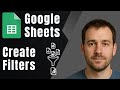 Google Sheets: How to Create Filters (2025 Tutorial)