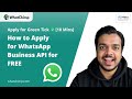 Apply for FREE WhatsApp Business API with Verified Meta Tech Provider | WhatChimp