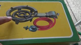 THE ALPHA PROPANE 4 RING BURNER UNBOXING \u0026 REVIEW.