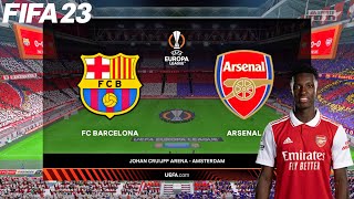 FIFA 23 | Barcelona vs Arsenal - UEFA Europa League Final - PS5 Gameplay