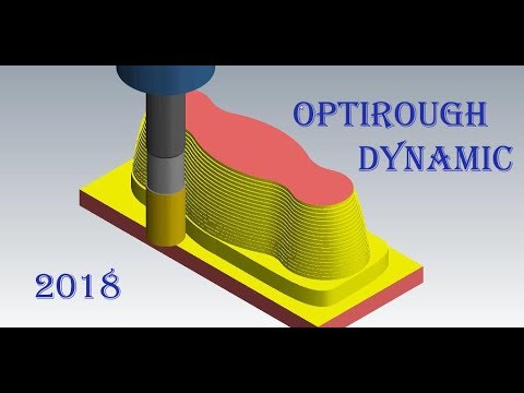 Mastercam 2018 Dynamic Optirough Youtube