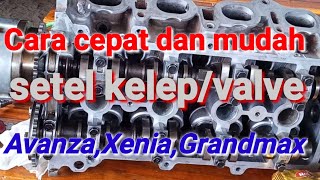 Cara mudah setel kelep/valve Grandmax,Avanza,Xenia#RBJMOTOR