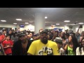 The LION KING & ALADDIN Broadway Casts Airport Sing-Off