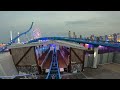 all roller coasters at lusail winter wonderland qatar 4k onride pov