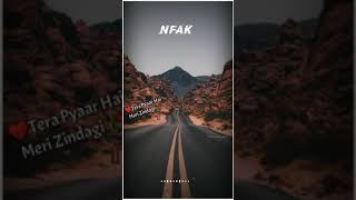 Tera Pyaar Hai Meri Zindagi Nfak Status || Nusrat Fateh Ali Khan Status || Nfak Status || #Shorts