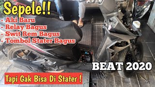 Padahal Aki Baru Tapi Gak bisa Stater, Sepele!! Penyebab Honda Beat GK Bisa Stater