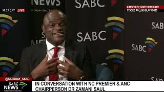 Mzwandile Mbeje in conversation with Northern Cape Premier Zamani Saul