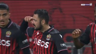 OGC Nice vs AJ Auxerre 1-1 Gaetan Laborde score to earn a point for Nice Match Reaction