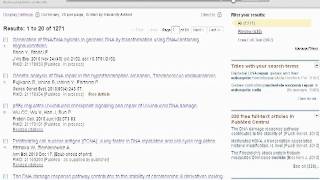 PubMed: Finding primary research and review articles