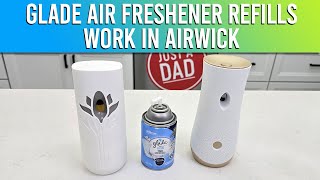 WOW! Glade Air Freshener Refills Also Work in Air Wick Holder