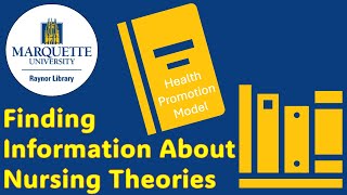 Finding Information About Nursing Theories