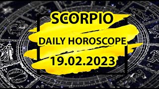 Scorpio horoscope for Sunday, February 19, 2023