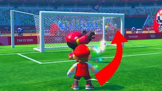 Mario and Sonic at the Olympic Games 2016$ 2020 Football Amy vs Waluigi , Yoshi vs Blaze
