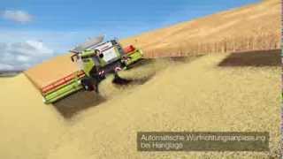 CLAAS LEXION - Straw Management 2014