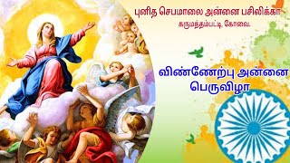 புனித விண்ணேற்பு அன்னை பெருவிழா | 15.08.2023 | மாலை திருப்பலி |