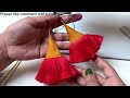 blouse back latkan design how to make thread hangings for dress latkan banane ka tarika