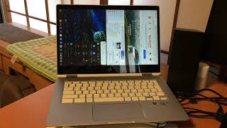 HP Chromebook x360 14bを購入。初日から動作異常が発生