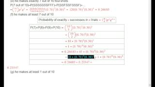 Binomial probability model: intro example (part 3)