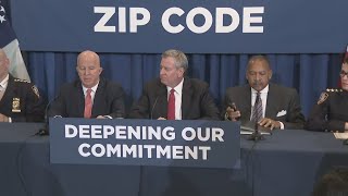 Mayor De Blasio, Police Commissioner O'Neill Monthly Crime Statistics Briefing