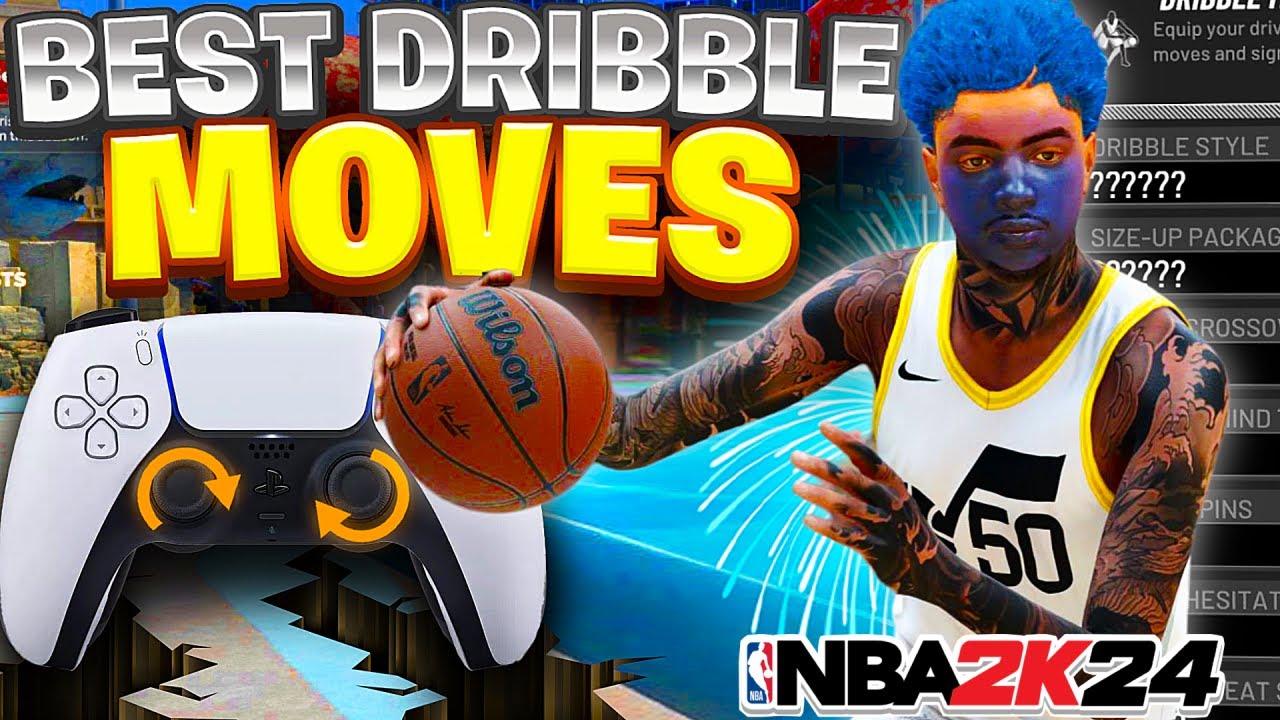 *NEW* BEST DRIBBLE MOVES IN NBA 2K24 + HANDCAM DRIBBLE TUTORIAL ...