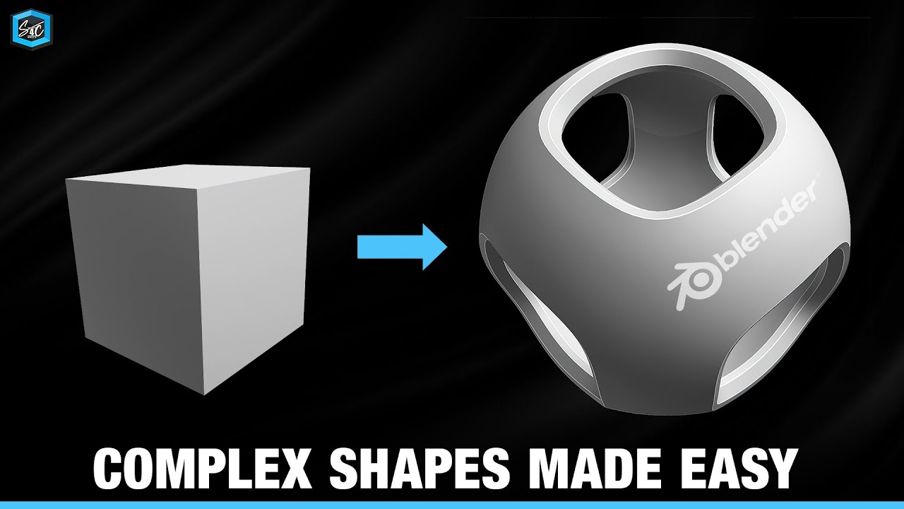 Complex Shapes Made Easy Shrinkwrap Modifier Blender Tutorial For