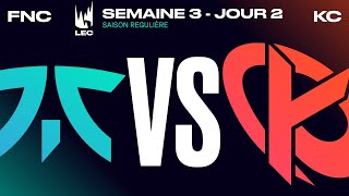 FNATIC vs KCORP, QUI SERA AU SOMMET DU LEC (LEC Winter 2025)