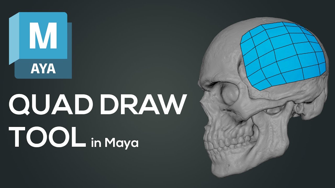 Mastering The Quad Draw Tool In Autodesk Maya: Step-by-Step Tutorial # ...