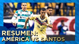 Club América 1-2 Santos Laguna | Resumen - Todos los Goles | Jornada 17 - Liga M