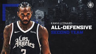 𝟕𝐱 𝐀𝐥𝐥-𝐃𝐞𝐟𝐞𝐧𝐬𝐢𝐯𝐞 𝐓𝐞𝐚𝐦 Kawhi Leonard's Best Stops From the Season | LA Clippers