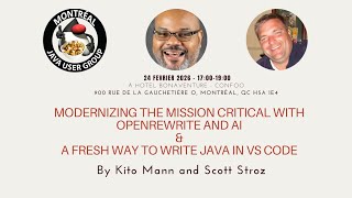 Modernizing with OpenRewrite and AI + Write Java in VS Code @Confoo
